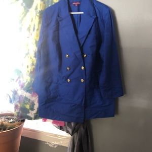 Royal blue blazer